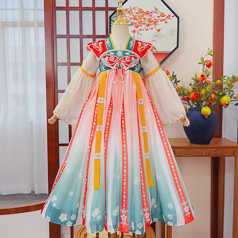 汉服女童秋季儿童古风超仙中秋中国风2023新款古装公主连衣裙秋款怎么样,好用不?