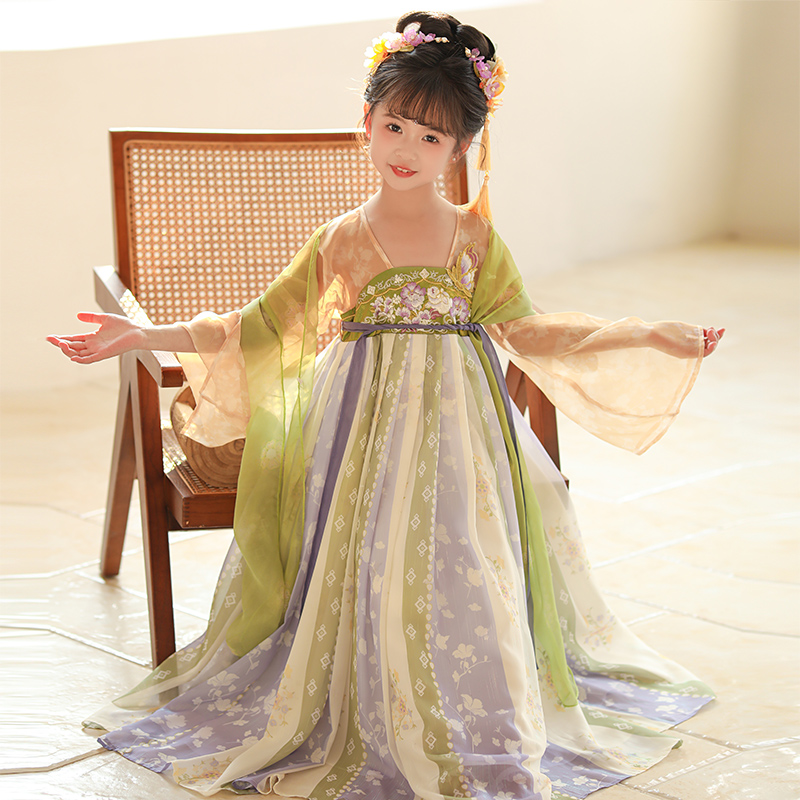 汉服女童夏季2025新款