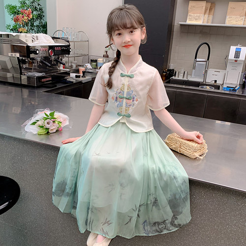 汉服女童国风裙子2026新款