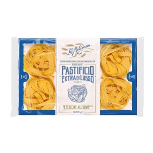 Molisana茉莉莎娜阔身鸡蛋面250g原装进口意粉意面意大利面条