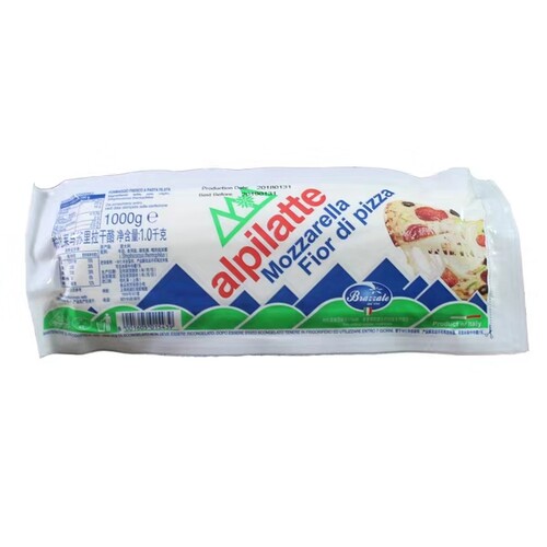 Mozzarella 1kg 柏扎莱马苏里拉干酪意大利进口 披萨拉丝奶酪