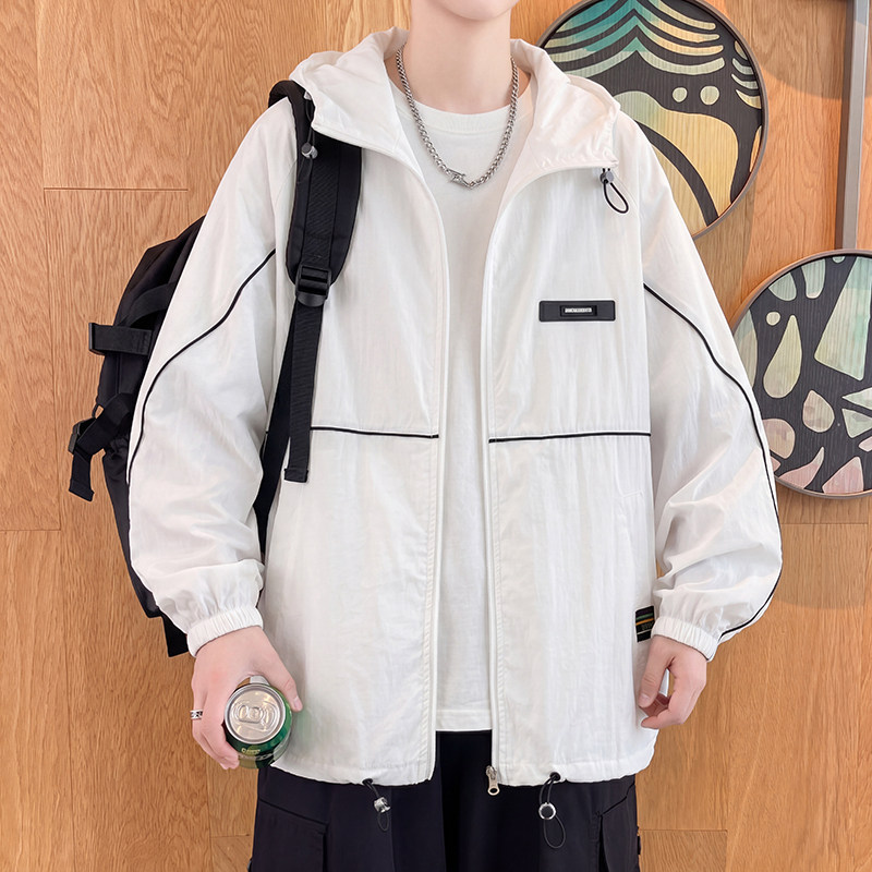 男款防晒服2026新款夏季初高中学生外套薄款透气青少年男装防晒衣图片