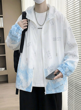13岁初中生防晒衣14青少年15男孩外套夏季1618大童薄款冰丝防晒服