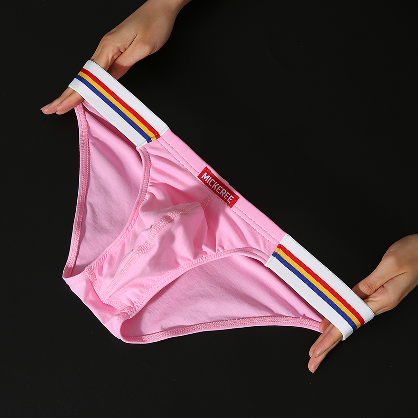 新款男士纯棉低腰三角内裤透气亲肤运动性感男内裤