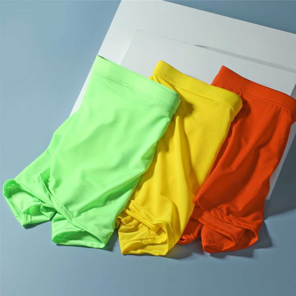 冰爽薄款平角夏季光滑男士内裤