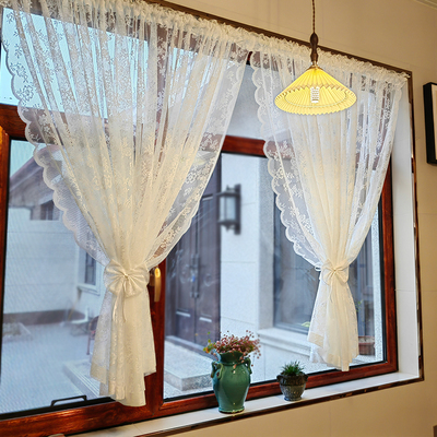 免打孔纱帘透光不透人法式