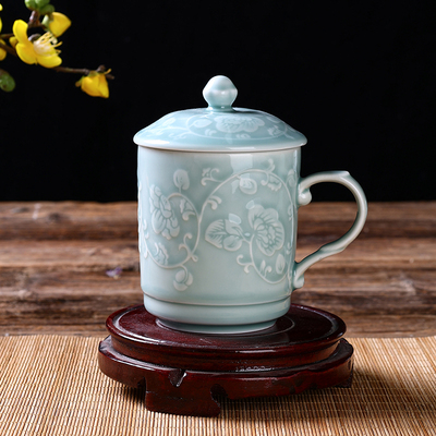 陶瓷复古否马克杯高温烧制