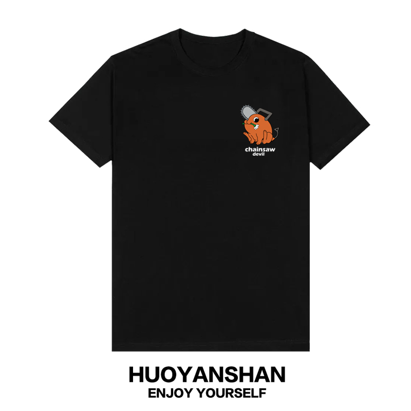 电锯人波奇塔T恤男女纯棉动漫半袖链锯人Chainsaw Man啵奇塔短袖