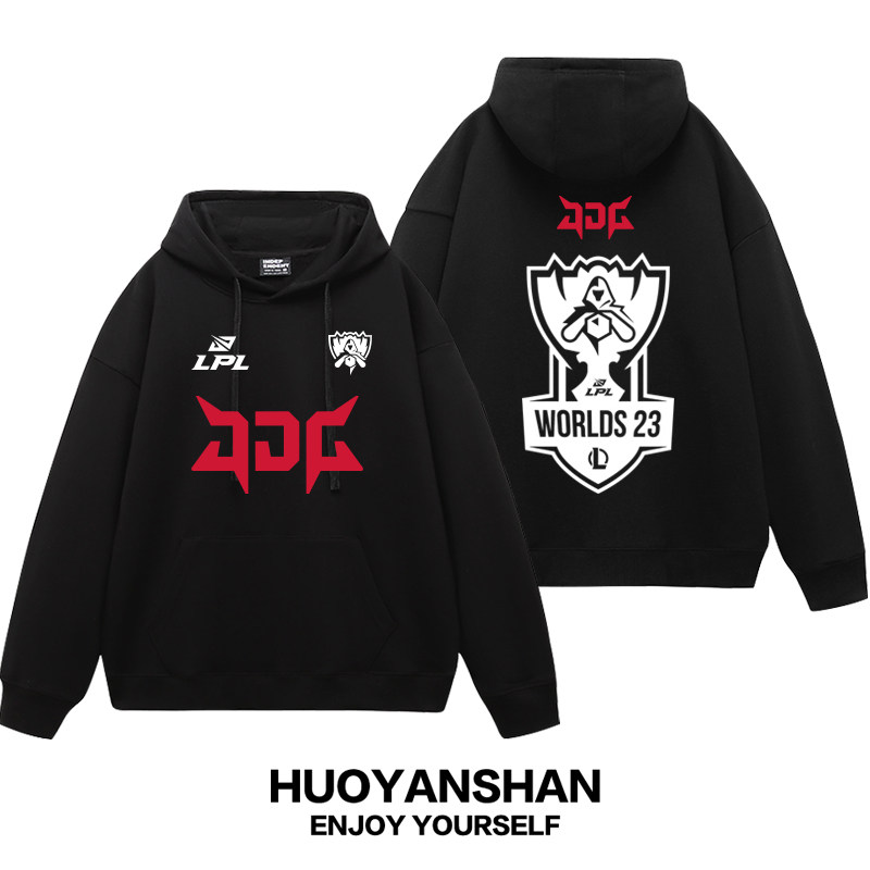 JDG队服LNGWBG战队加绒卫衣