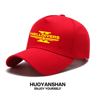 绝地潜兵2地狱潜者ps5游戏周边鸭舌帽子男女户外防晒遮阳棒球帽潮