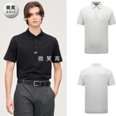 短袖 特价 条纹运动透气高尔夫球服男士 LYN T恤GOLF 2025夏韩国代购