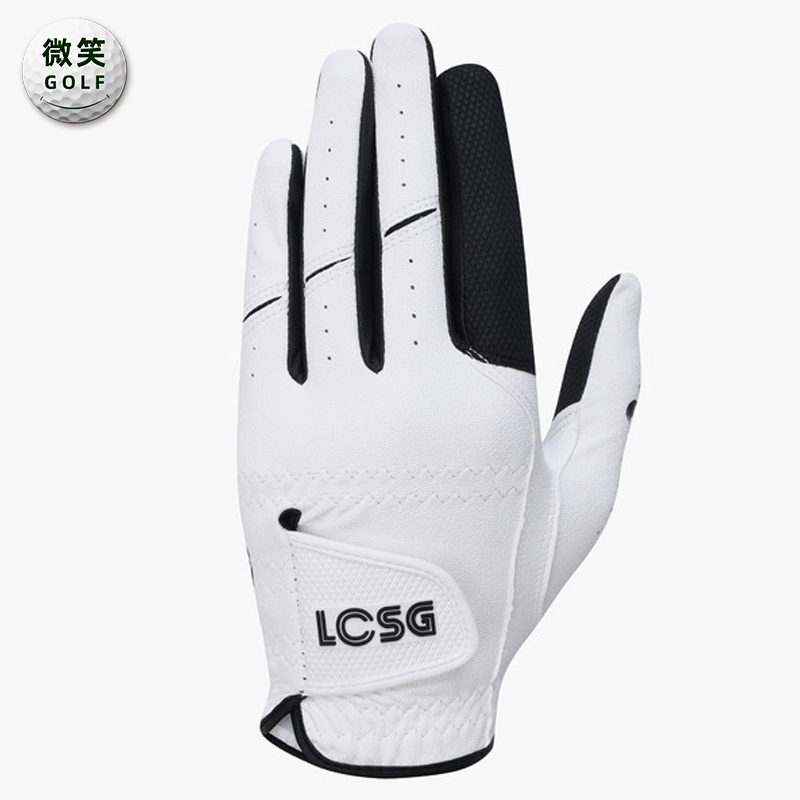 高尔夫男士字母透气运动左手手套