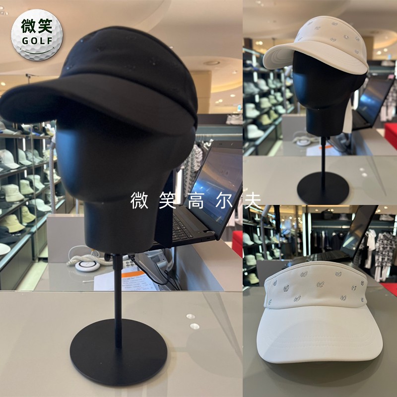 2025秋新款韩国代购MASTERBUNNY亮片蝴蝶结高尔夫球帽女士无顶帽