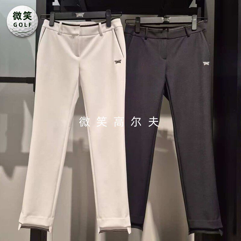 2025春夏新品韩国代购PX*高尔夫球裤女士轻质弹力不规则运动长裤