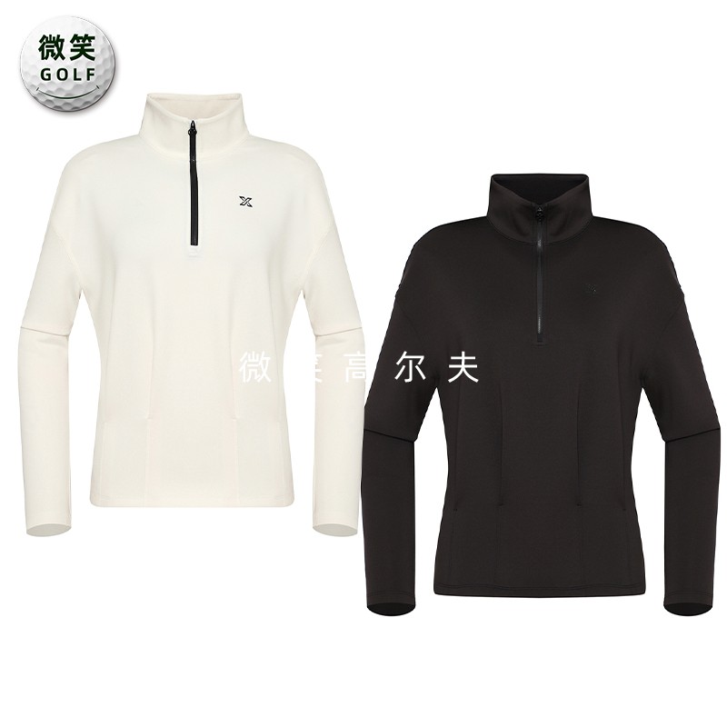 特价2025冬季新款韩国代购JDX半拉链宽松高尔夫球服女士长袖T恤