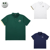 户外短袖 2025夏款 舒适透气高尔夫球服男士 MALBO T恤GOLF 韩国代购