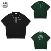 时尚 经典 高尔夫球服男士 2025夏新款 针织衫 MALBO 短袖 GOLF 韩国代购