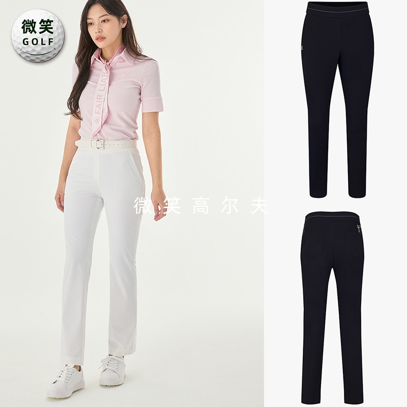 2025春新款韩国代购FairLiar高腰修身高尔夫服装女士运动长裤GOLF图片