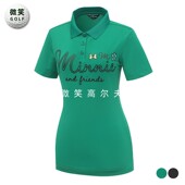 插画图案高尔夫球服女士运动短袖 韩国代购 T恤GOLF 2025夏新款 特价