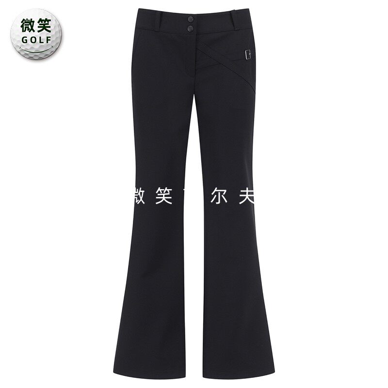 2025春夏新品韩国代购ST ANDREWS高尔夫女士微喇修身运动喇叭长裤