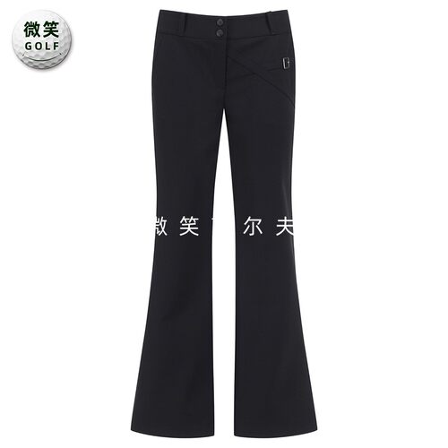 高尔夫女士微喇修身运动喇叭长裤