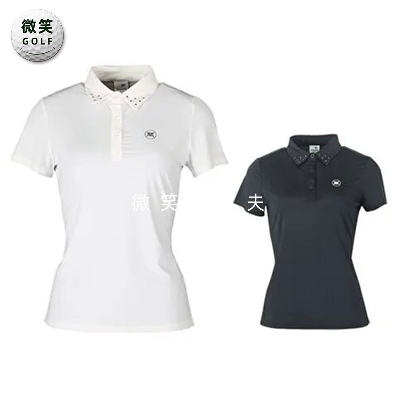 特价2025夏新款韩国代购时尚清凉高尔夫球服女士运动短袖T恤GOLF