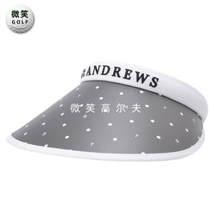 2024夏新品 ANDREW 韩国代购 高尔夫女士字母大檐遮阳运动无顶帽