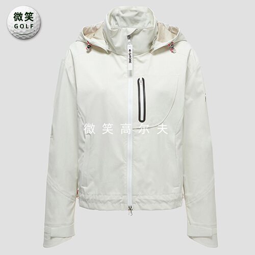 高尔夫女士连帽运动防水外套雨衣