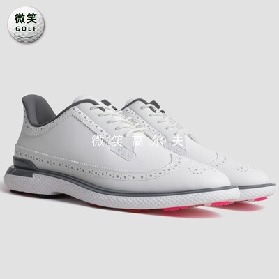 高尔夫轻质舒适系带防滑运动鞋男