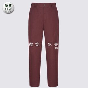 2025秋冬新品韩国代购GFORE高尔夫球裤男士口袋彩色运动锥形长裤