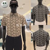 短袖 2025夏新款 PG字母印花高尔夫球服男士 MASTER T恤GOLF 韩国代购