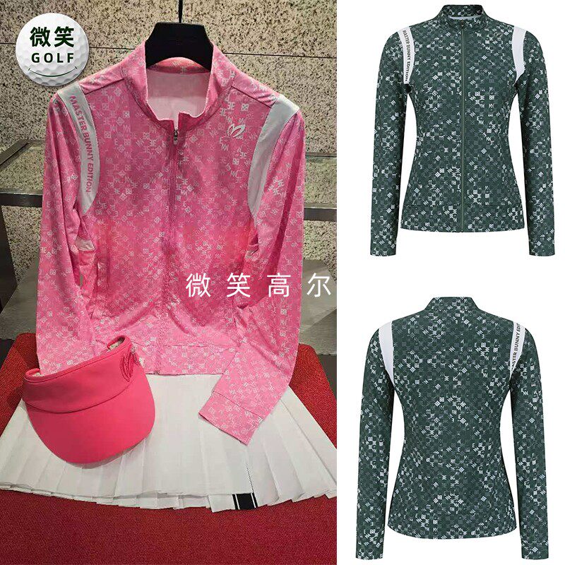 2025夏款韩国代购MASTER PG冷感字母高尔夫球服女士轻薄外套GOLF