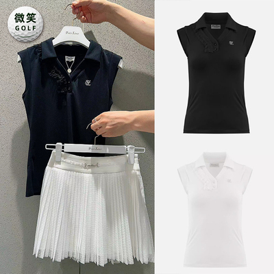 高尔夫服装女士无袖T恤
