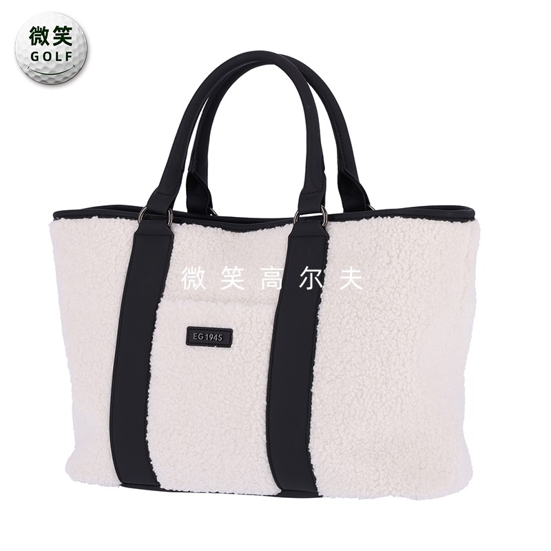 特价2025冬季新款韩国代购ELLE大容量便携高尔夫球包女士手提包