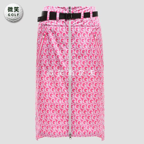 高尔夫女士腰带拉链运动防水长裙