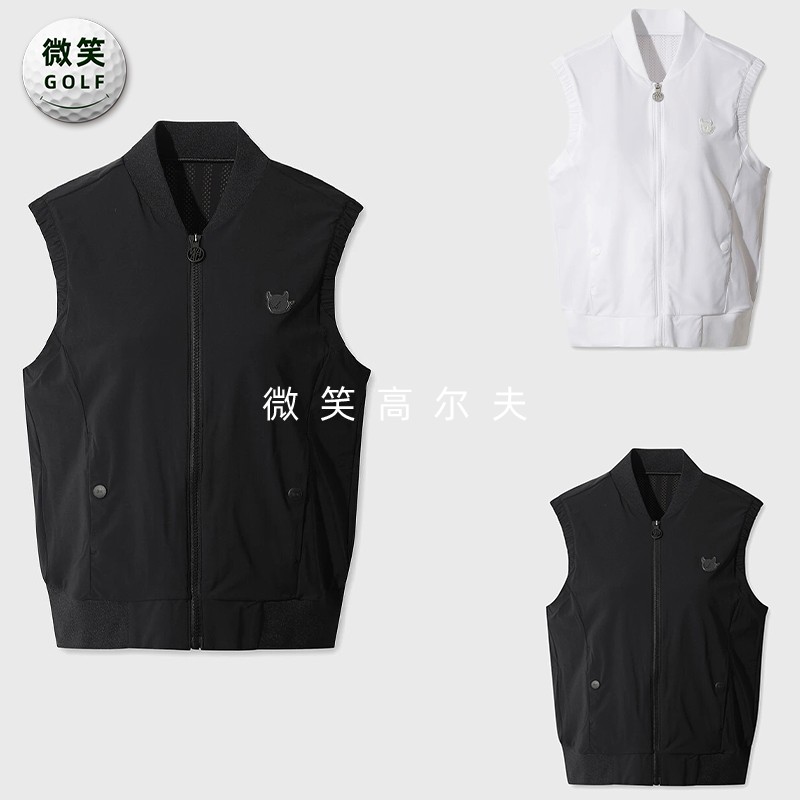 2026夏季新款韩国代购WAAC轻薄透气高尔夫球服女士百搭马甲背心