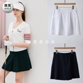 韩国代购 新款 防走光高腰高尔夫球服女士半身短裙GOLF 2025夏季 特价