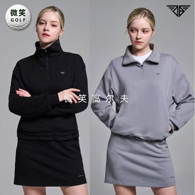 特价2026春季新款韩国代购半拉链时尚高尔夫球服女士运动休闲卫衣