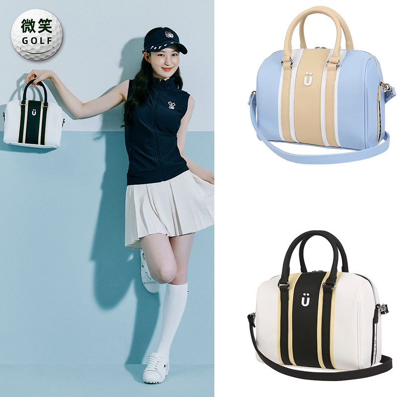 特价2025夏季新款韩国代购简约配色高尔夫球包女士时尚手提包GOLF