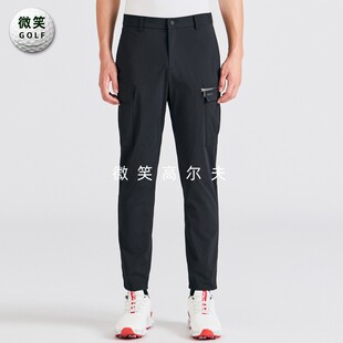 2025秋冬新品韩国代购GFORE高尔夫球裤男士口袋收腿工装运动长裤