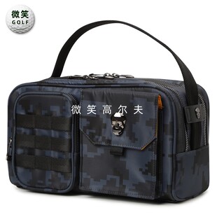 2025冬新品韩国代购amazingcre高尔夫女男时尚迷彩运动收纳手拎包