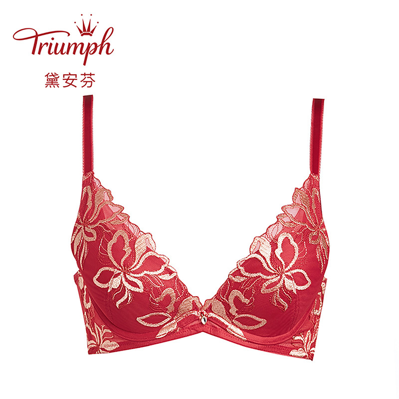 Triumph/÷ì°²·Ò¾µäÉîVÄÚÒÂÅ®ÀÙË¿ÐԸм¯ÖоÛ£ÐÍÎÄÐØ16-8040