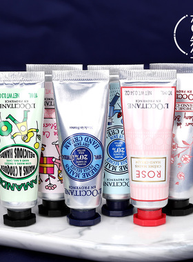 欧舒丹护手霜小样10ml樱花乳木果甜扁桃伴手礼便携小支盒装