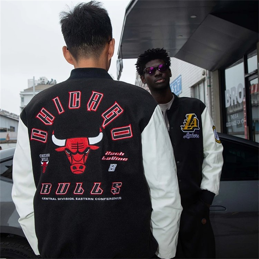 美式篮球湖人23号詹姆斯棒球服