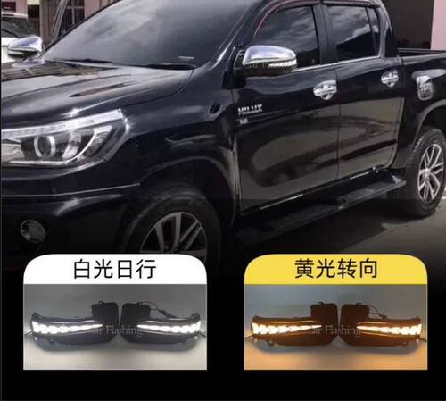 fortuner innova 海拉克斯HILUX REVO后视镜流水转向灯穿越者