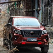 适用于15 前杠包围保险杠四透镜大灯 20年纳瓦拉NP300皮卡途达改装