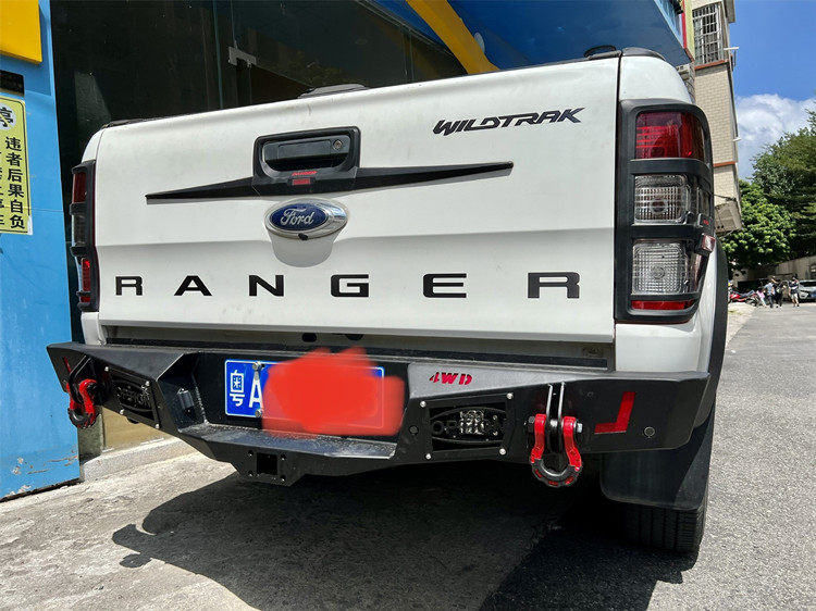 适用福特RANGER REVO TRITON DMAX皮卡改装后杠竞技杠防撞杠带灯
