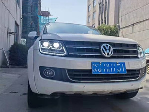 适用于10-21年大众AMAROK皮卡改装前大灯LED流光转向灯日行灯总成