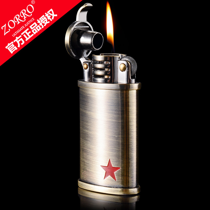 香港原装正品佐罗打火机纯铜煤油防风复古老式经典创意送男友礼物