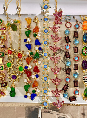 其他人造水晶女士项链